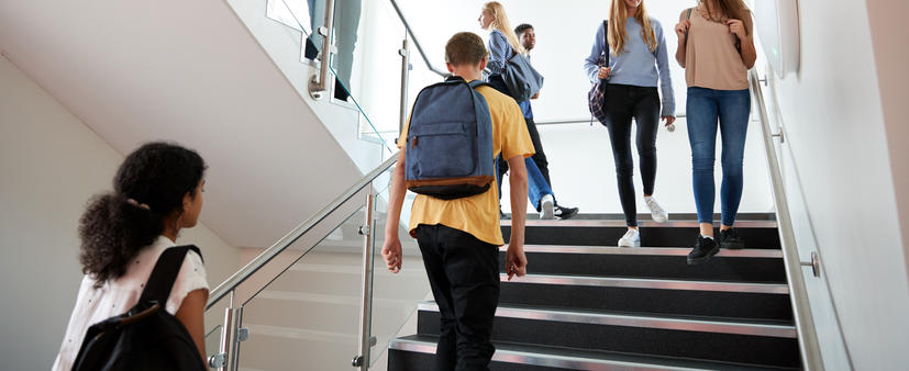 Students in corridor