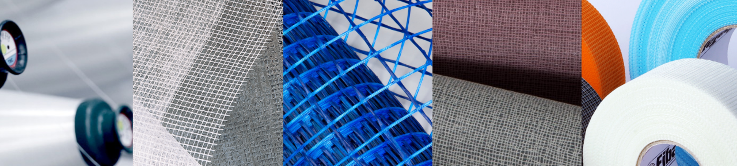 Adfors Banner Image With Yarns, Tapes and Grids